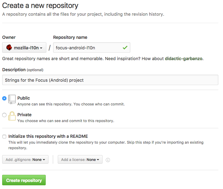 New repository