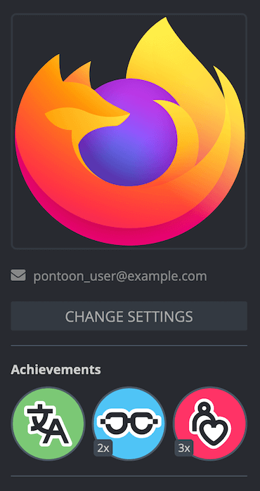 Achievement badges